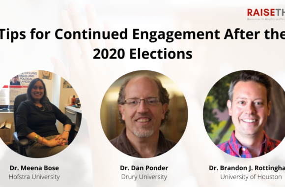 Thumbnail for the post titled: Tips for Continued Engagement After the 2020 Elections